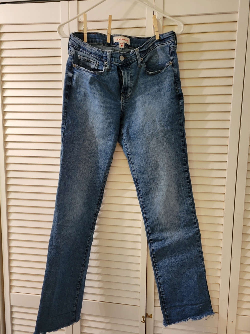 Lucky Brand Women's Blue Straight-Leg Jeans